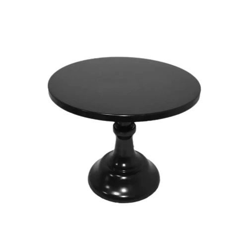 MENGCORE Grand baker cake stand 10 inch wedding cake tools adjustable height fondant cake display accessory for party bakeware (Black)