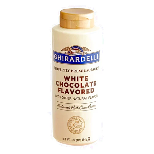 FixtureDisplays 12 fl. oz. (16 oz.) White Chocolate Flavoring Sauce WS-40861284-NPF