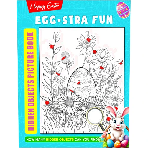 By SERGIO IVAN RODRIGUEZ (Author) Egg-stra Fun Hidden Objects Picture Book: Discover Hidden Treasures in Egg-Citing Festive Scenes