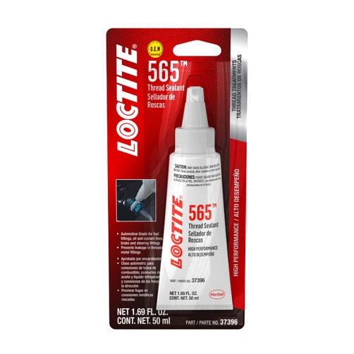 LOCTITE PST 565 Thread Sealant: High Performance, High Viscosity, Rapid Cure, Acrylic Thread Sealant, Anareobic, Replaces Tapes and Pipe Dopes White, 1.69 fl oz Tube (PN: 483629)