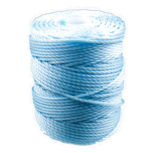 C-Lon Tex 400 Heavy Weight Bead Cord, Sky Blue - 1.0mm, 39 Yard Spool