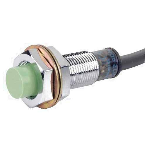 Autonics Cylindrical Proximity Sensor, Metal Basic Material, 2 Wire Circuit Type, NO Output Mode - PR12-4AO