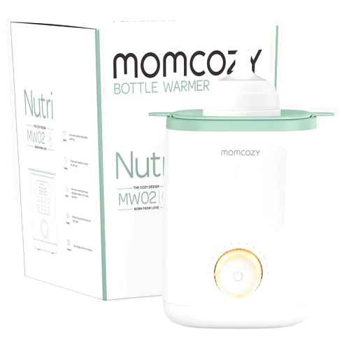Momcozy Nutri Bottle Warmer, 9-in-1 Baby Bottle Warmer with Night Light, Accurate Temperature to Preserve Fullest Nutrients in Breast Milk, Bottle Warmers for All Bottles with Breastmilk or Formula