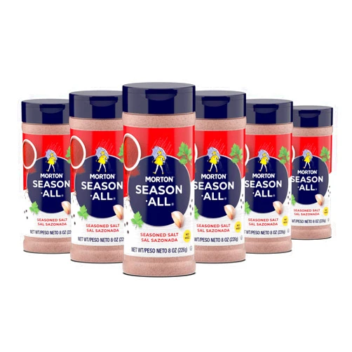 Morton Season-All Seasoned Salt, 8 Ounce (Pack of 6)