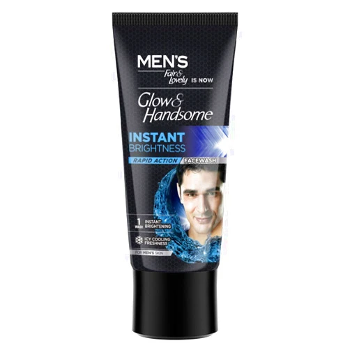 Fair & Lovely Glow & Handsome Instant Brightness Rapid Action Facewash 50g