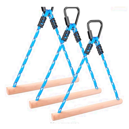 ChengFu Monkey Bars for Kids, Monkey Bars, Ninja Monkey Bars, Swing Accessory Set, Obstacle Course Trapeze Bars for Outside Training Equipment (3pcs)