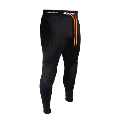 Rinat Egotiko Padded Goalkeeper Pants | UltraPlay Tech | Breathable Mesh | Impact Protection for HIPS & Knees | Adjustable Fit (Black (Legging 1), Adult-XLarge)