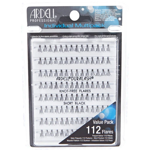 Ardell False Eyelashes Multipack Knot-Free Individuals Short Black, 1-Pack