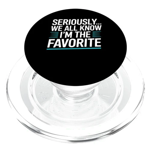 Funny Graphic Tees For Women and Men Favorite Child Funny Family Reunion Matching Group Party PopSockets PopGrip for MagSafe