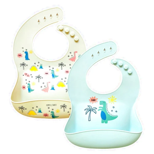 Hippypotamus Silicone Baby Bibs - Soft Waterproof Bibs for Babies & Toddlers