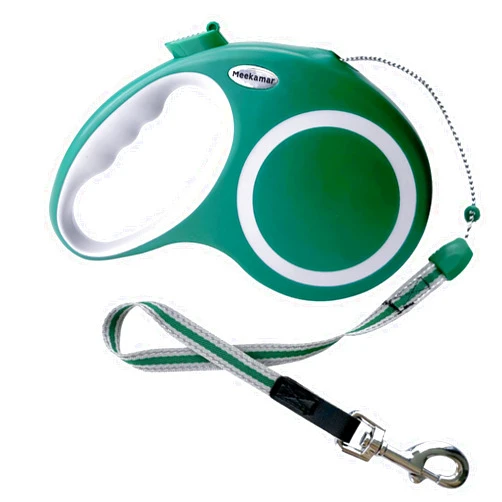 Meekamar Retractable Dog Leash, Meekamar 30 FT Dog Walking Leash for Medium Large Dogs up to 77 lbs, Heavy Duty No Tangle, Large
