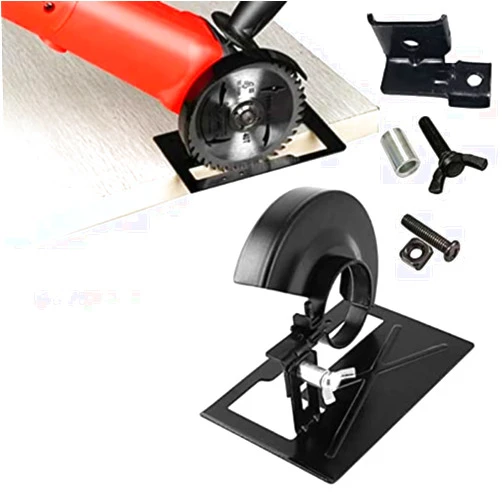 DABATO 2023 New Special Cutting Bracket Protective Cover For Angle Grinder - Adjustable Angle Grinder Protective Cover, Angle Grinder Shield Cover for 100-125mm Angle Mill - Durable and Stable (Black)