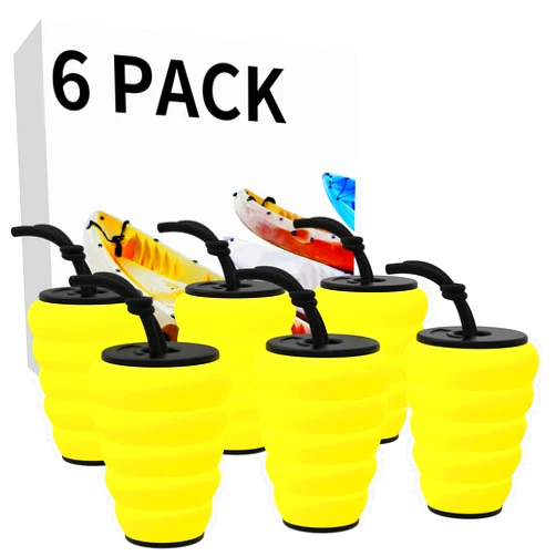 GanFindX Kayak Scupper Plug Kit – Universal Drain Plugs for Sit-On-Top Kayaks, High Elasticity EVA, Fits 1.4–1.7