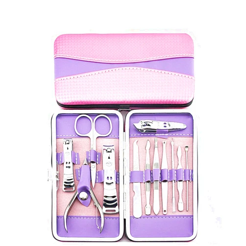 ISote Herramientas Para Pedicura Y Manicura - Set De Acero Inoxidable 12 Piezas