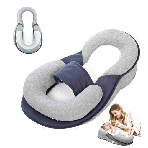 TRURENDI Bassinet Baby Snuggle Bed Adjustable Baby Wedge Lounger Perfect for Reducing Spit-Up