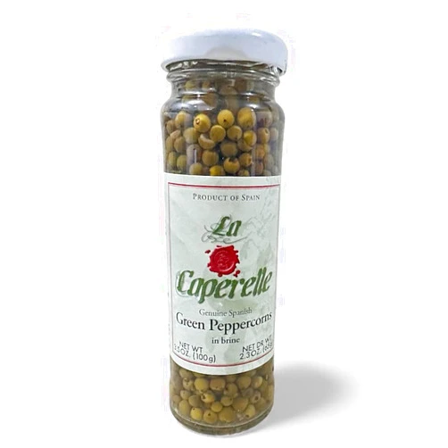 La Caperelle Green Peppercorns in Brine by La Caperelle (3.5 ounce)
