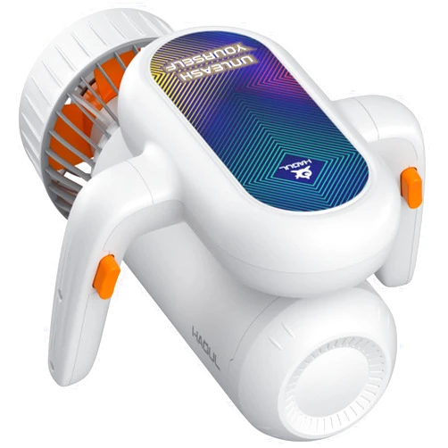 Whiteshark Hagul Underwater Scooter, with 2 Gear Speed (1.1m/s and 1.4m/s) Switch, 15M Underwater Waterproof and Ultra-Long Battery Life of 50mins,Water Scooter for Kids and Adults Swimming Pool