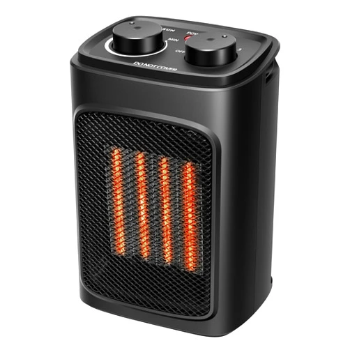 VIVOSUN 1500W Space Heater for Indoor Use, Portable Electric Heater with Adjustable Thermostat, 1500W/900W/700W/Fan Only with 4 Modes for PTC Fast Heating, Overheat & Tip-over Protection, ETL Listed