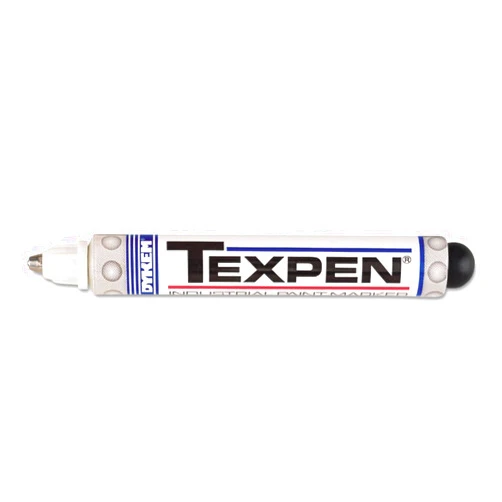 DYKEM 16083 TEXPEN Industrial Paint Marker Pen Medium Tip White
