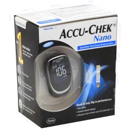 Accu-Chek, Nano Glucose Meter, 1 Count