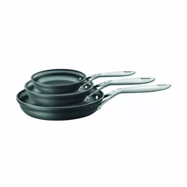HENCKELS ZWILLING J.A. Henckels ZWILLING Motion Hard Anodized 3-pc Aluminum Nonstick Fry Pan Set, Black