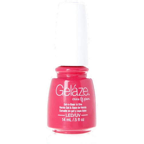 China Glaze Gelaze Gel-N-Base Polish, Make an Entrance, 0.5 Fluid Ounce