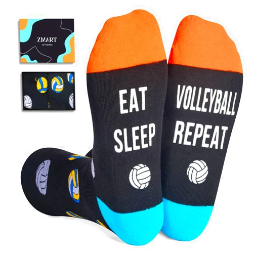 Zmart Sports Gifts For Men Women - Running Fishing Flying Softball Volleyball Gifts, Cool Runner Fisher Pilot Socks