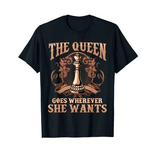 Funny Chess Gift Chess Lover Accessories & Stuff Unique Chess Art For Women Girls Chess Lover Chess Player T-Shirt