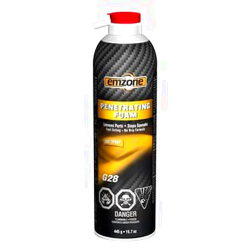LeatherCareSupply.com Emzone Car/Truck/Boat Penetrating Foam Parts Loosener 360 Degree Spray -No Drip!