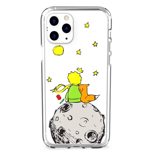 Figment and Fable Figment & Fable Clear TPU Case for iPhone 15 Pro Max 14 13 12 Mini 11 SE 6 7 8 Plus | The Little Prince