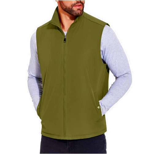 COOFANDY Men's Casual Outerwear Vest Lightweight Full-Zip Sleeveless Jacket Outdoor Hiking Travel Golf Vest with Pockets