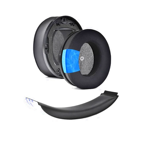 Buziba Cooling Gel Earpads Replacement Ear Pads Headband Cover for Audeze Penrose/Penrose X/Mobius Headphones Earpads Cushions Ice Earmuffs Headstrap Pad Repair Part for HyperX Cloud Orbit S Headset