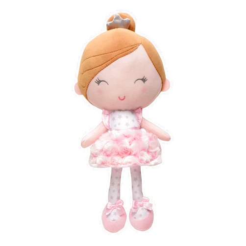 Baby Starters Plush Snuggle Buddy Baby Doll, Soft Annette Doll
