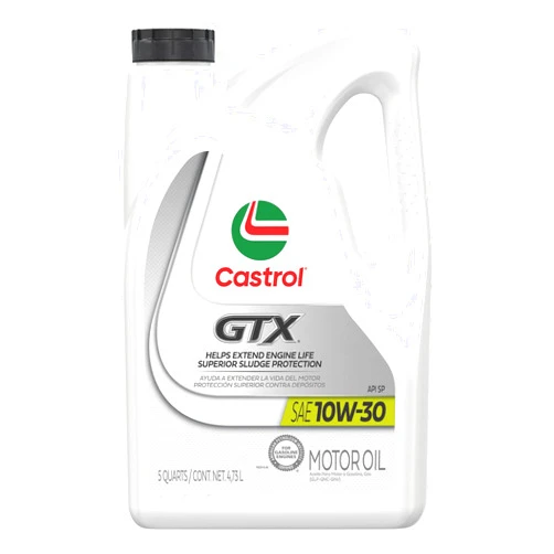 Castrol GTX 10W-30 Conventional Motor Oil, 5 Quarts