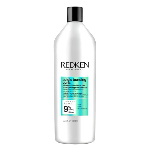 REDKEN Acidic Bonding Curls Silicone-Free Shampoo | For Curly Hair | Curl Control + Definition | With Citric Acid, Avocado Oil, Shea Butter | Sulfate-Free | Hydrating Shampoo | Repairs Damaged Curls