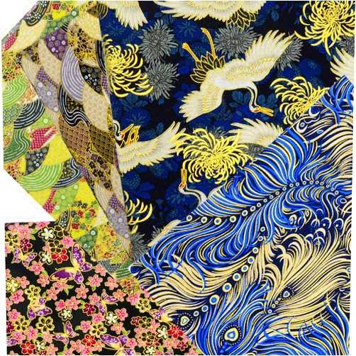 ACCOCO 5PCS Cotton Craft Fabric Bundle Squares Patchwork,20