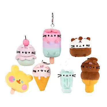 GUND Pusheen Ice Cream Surprise Plush Series #18 Mystery Unboxing, Multicolor, 3” (Styles May Vary)