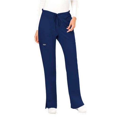 Cherokee Scrubs for Women Mid Rise Moderate Flare Drawstring Pant with 5 Pockets, Ultra Soft & Breathable Fabric - WW120