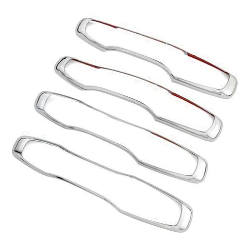 Dakitita Chrome Exterior Door Handle Frame Cover Ring Trim for Volvo XC60 XC90 S90 V90 2018-2022 Accessories Decor