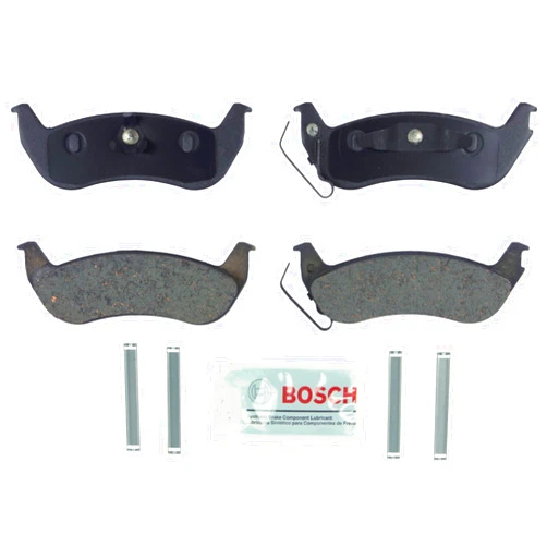 BOSCH BE932H Blue Ceramic Disc Brake Pad Set With Hardware - Compatible With Select Ford Crown Victoria, Ranger; Lincoln Town Car; Mercury Grand Marquis, Marauder; REAR