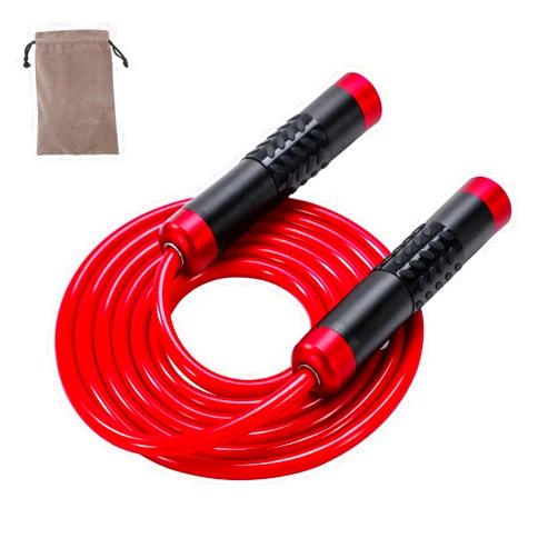Gaoykai Weighted Jump Rope for Women,Men,Heavy Jump Rope with Adjustable Bold PVC Rope,Ball Bearing Aluminum Handle,Great for Crossfit Training, Boxing, and MMA Workouts