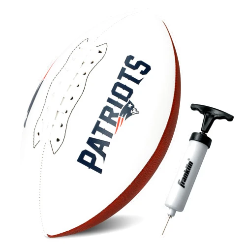 Franklin Sports NFL Autograph Football - Official Size White Panel Souvenir Football for Autographs + Signatures - NFL Team Fan Shop Memorabilia Football for Display