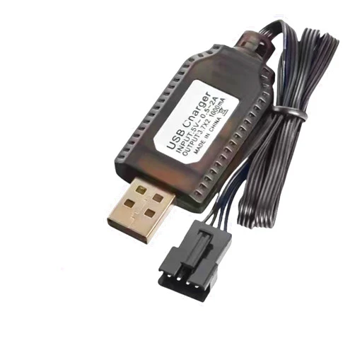 UBoring SM-4P USB Charger for RC Car/Boat/Gel Ball Blaster 7.4V Li-ion Battery