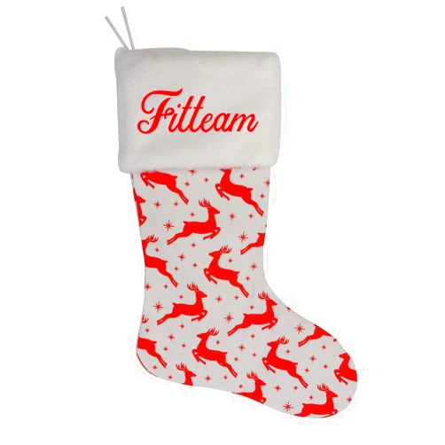 HUAN XUN Custom My family Name Christmas Stockings Fireplace Decor Fitteam