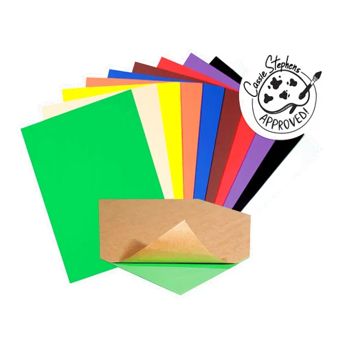 Creativity Street WonderFoam Peel & Stick Sheets, 9-inches x 12-inches, Colors May Vary, 20 Sheets (AC4309)