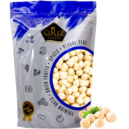 Çerez Pazarı Cerez Pazari Turkish Hazelnuts Double Roasted 907g, Non-GMO, Unsalted, Blanched, No Shell, Natural, Premium Quality, Crunchy Taste Healthy Snacks for Keto, Paleo, or Vegetarian Diet