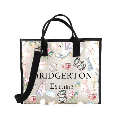 BDPWSS Regency Gifts Regency TV Show Inspired Tote Bag Lady Whist Travel Pouch Book Enthusiast Gift Penelope Colin Fan Gift