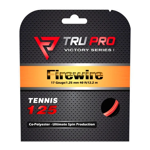 Tier One Sports TRU PRO Firewire - Tennis String (Poly): Ultimate Ball Bite