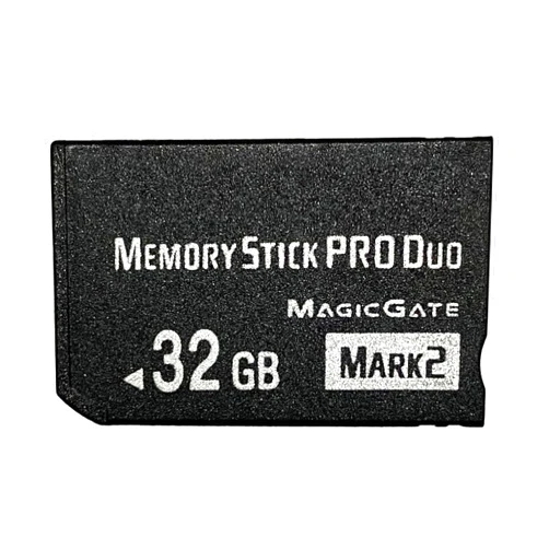 LILIWELL Original 32GB High Speed Memory Stick Pro Duo Mark2 32GB for PSP 1000 2000 3000 Camera Memory Cards