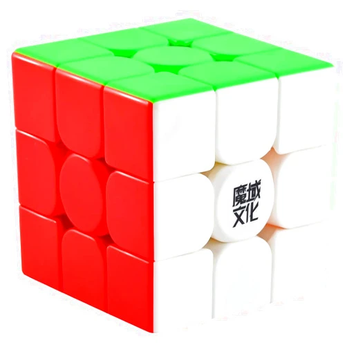 BroMocube Moyu Meilong Magic Cube Stickerless MFJS Puzzle Speed Cube Educational Toys for Children (Meilong 3x3)